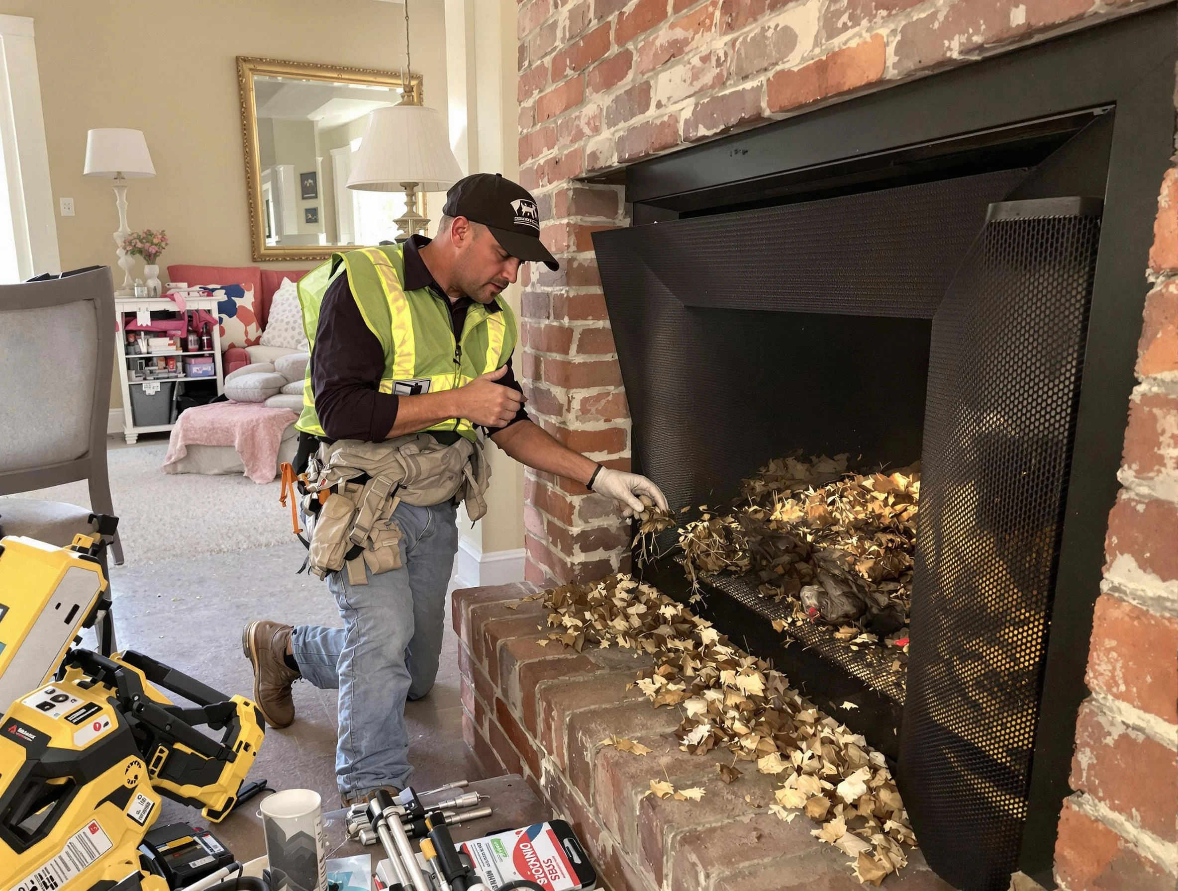 Safe screening installation by Fitchburg Chimney Sweep in Fitchburg, MA