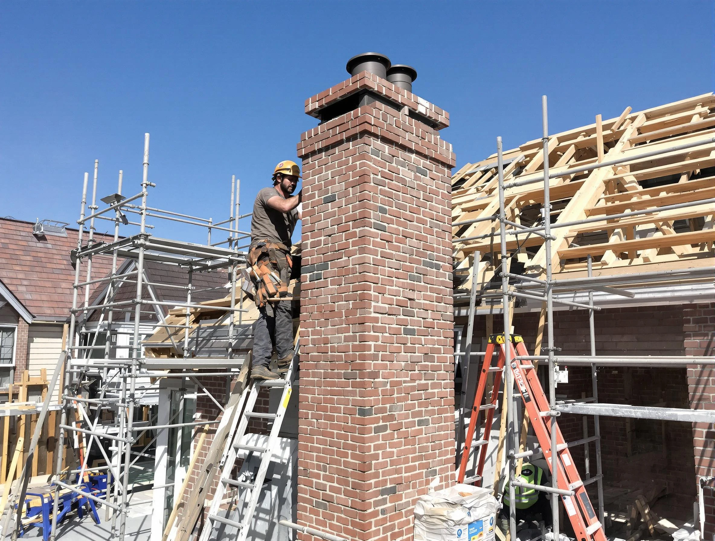 New chimney installation completed by Fitchburg Chimney Sweep in Fitchburg, MA