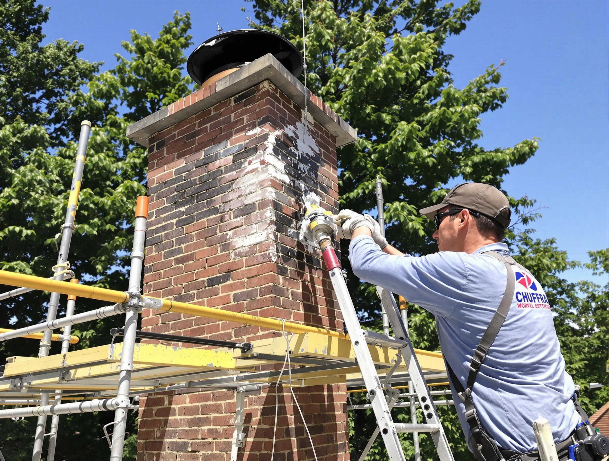 Structural chimney repair by Fitchburg Chimney Sweep in Fitchburg, MA