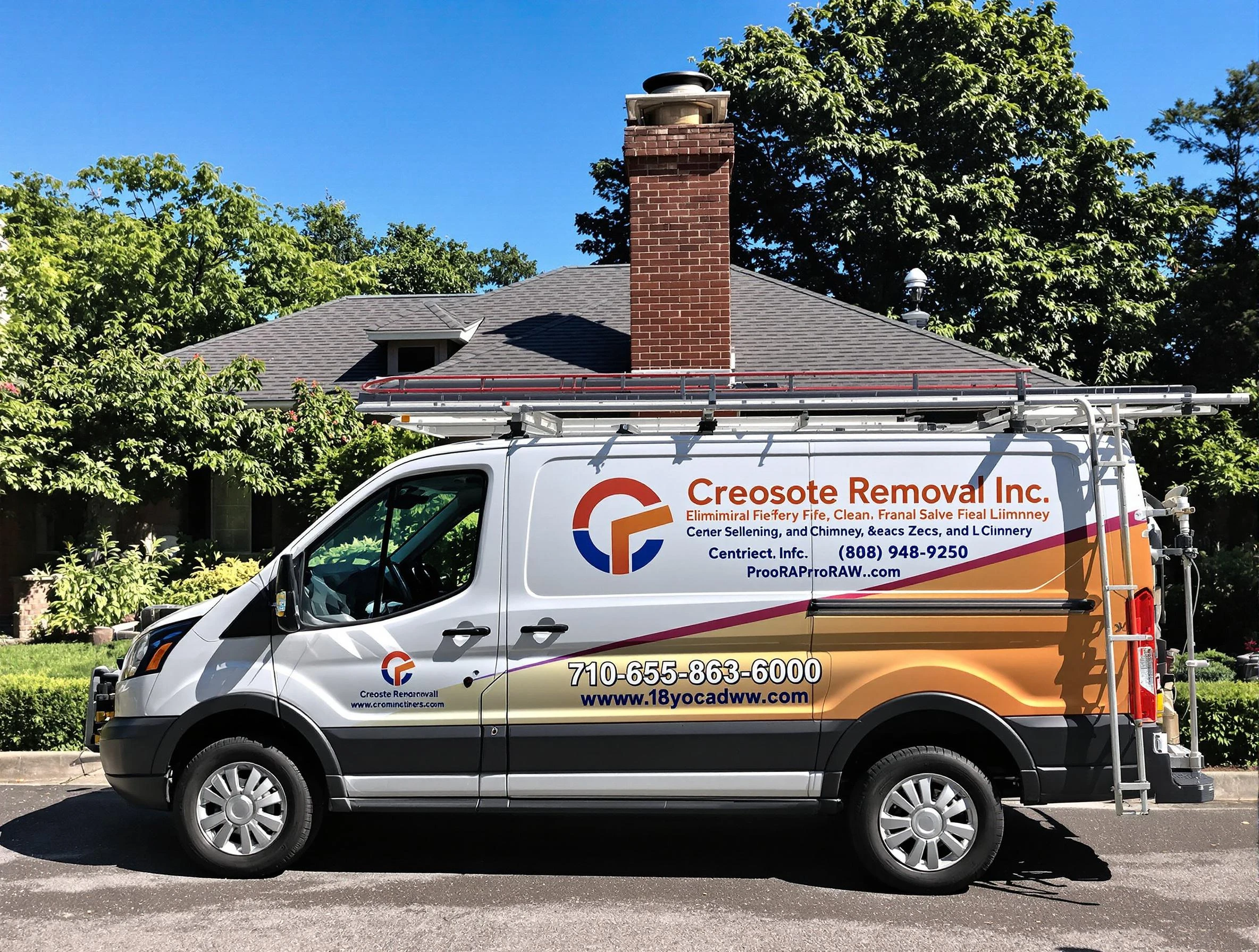 Fitchburg Chimney Sweep technician removing creosote safely in Fitchburg, MA